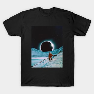 The Explorer - Space Collage, Retro Futurism, Sci-Fi T-Shirt